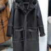 Men's Genuine Shearling Long Fur Coat