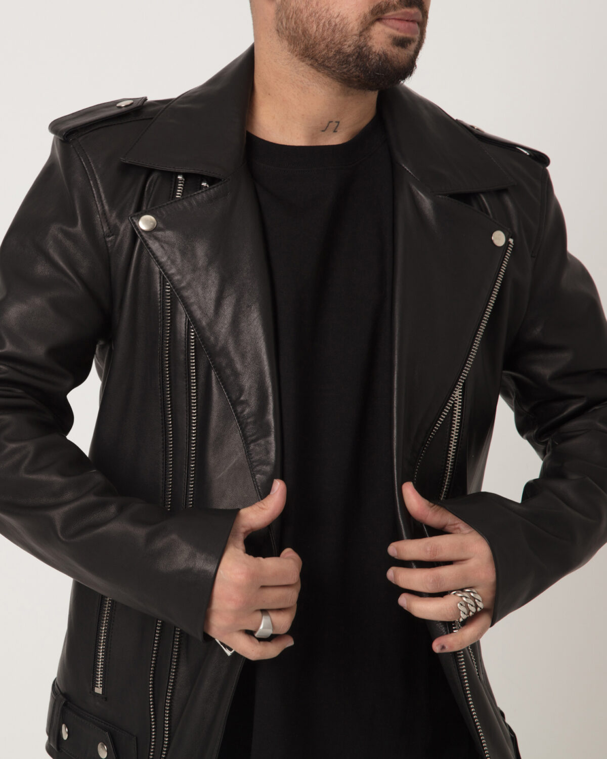 20201211_THEISSLA4463(2) Men’s Biker Leather Jacket