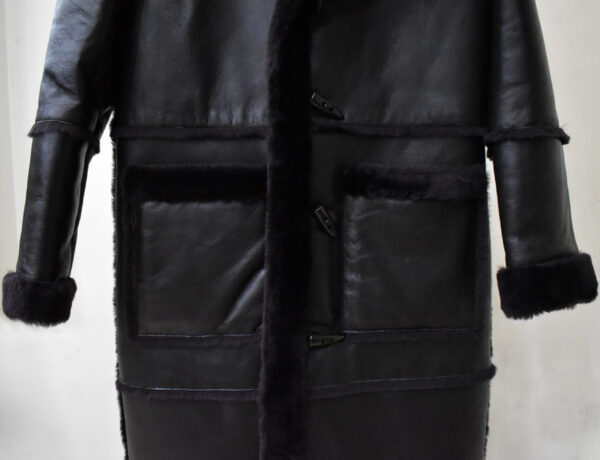 Men's Genuine Shearling Long Fur Coat