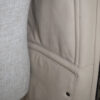 Men Fur Coat With Python Leather Trim