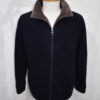 Merino Fur Lined Wool Cardigan