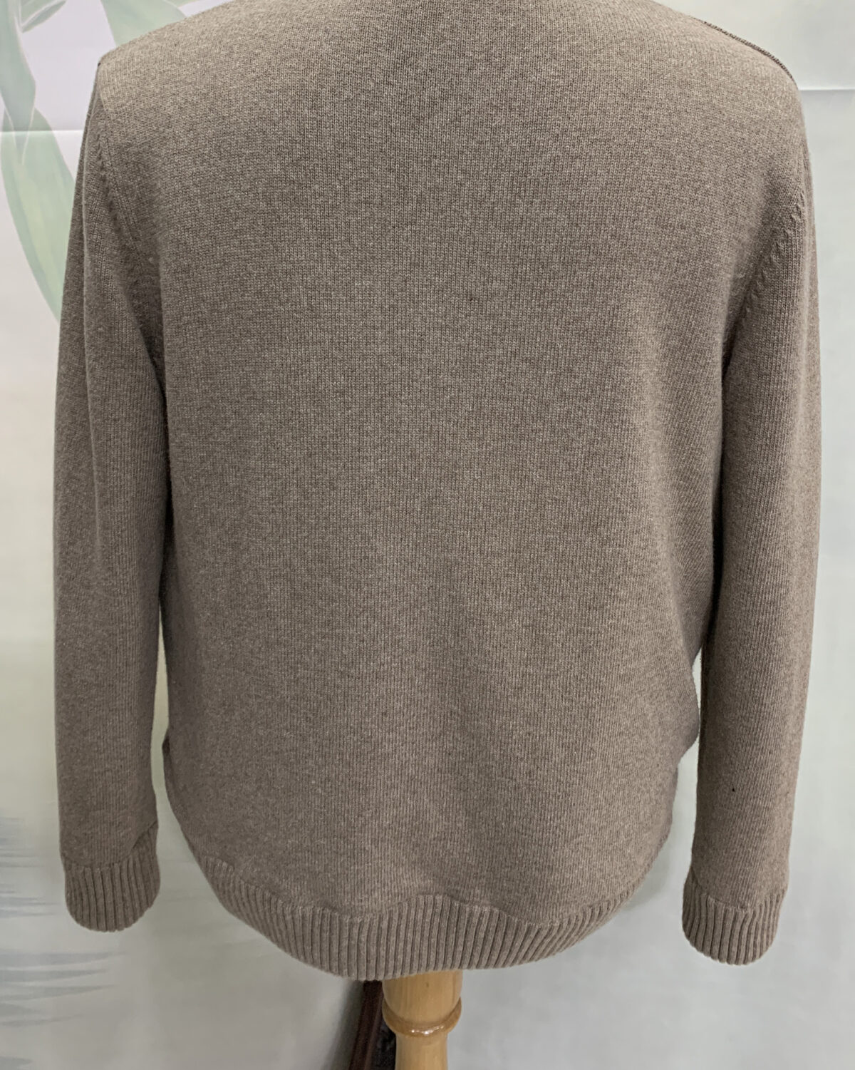 Merino Fur Lined Wool Cardigan