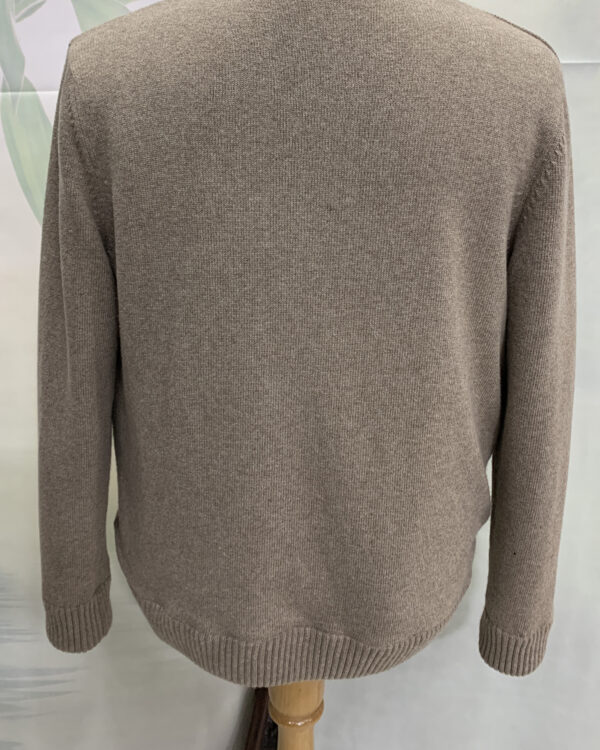 Merino Fur Lined Wool Cardigan