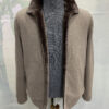 Merino Fur Lined Wool Cardigan