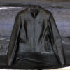 Genuine Python Leather Black Exotic Snake Skin Moto Jacket