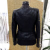 Women's Genuine Python Leather Black Snake Skin Exotic Jacket