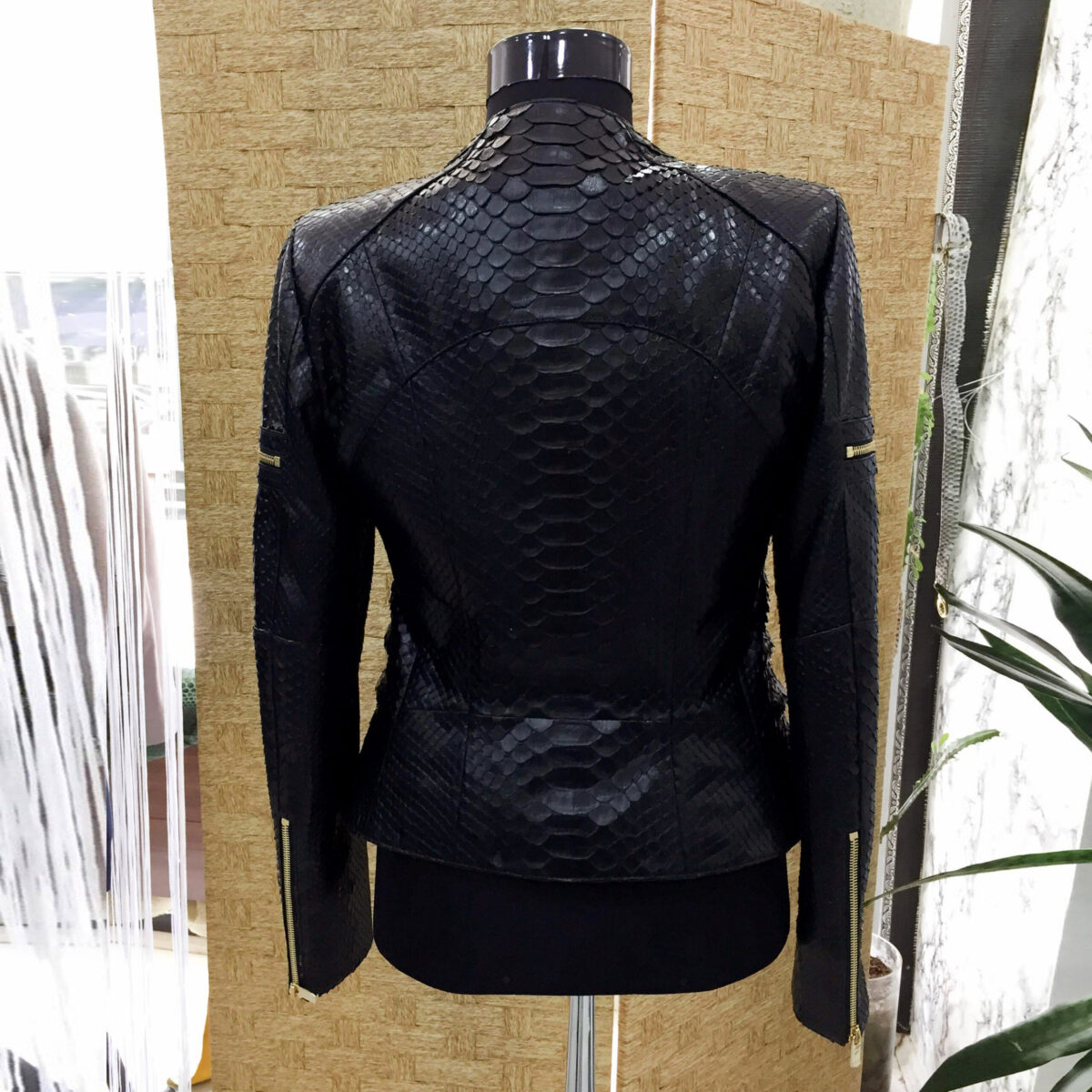 Black Python Jacket