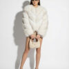 White Fox Fur Coat: Women's Luxury Handmade Jacket
