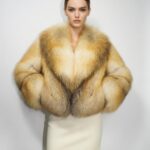 Golden Island Fox Fur Jacket