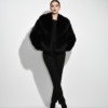 Black Fox Fur Coat: Women's Luxury Jacket