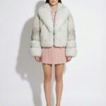 White Fox Fur Coat: Women's Luxury Jacket