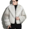 White Fox Fur Jacket
