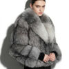 Grey Frost Fox Fur Jacket