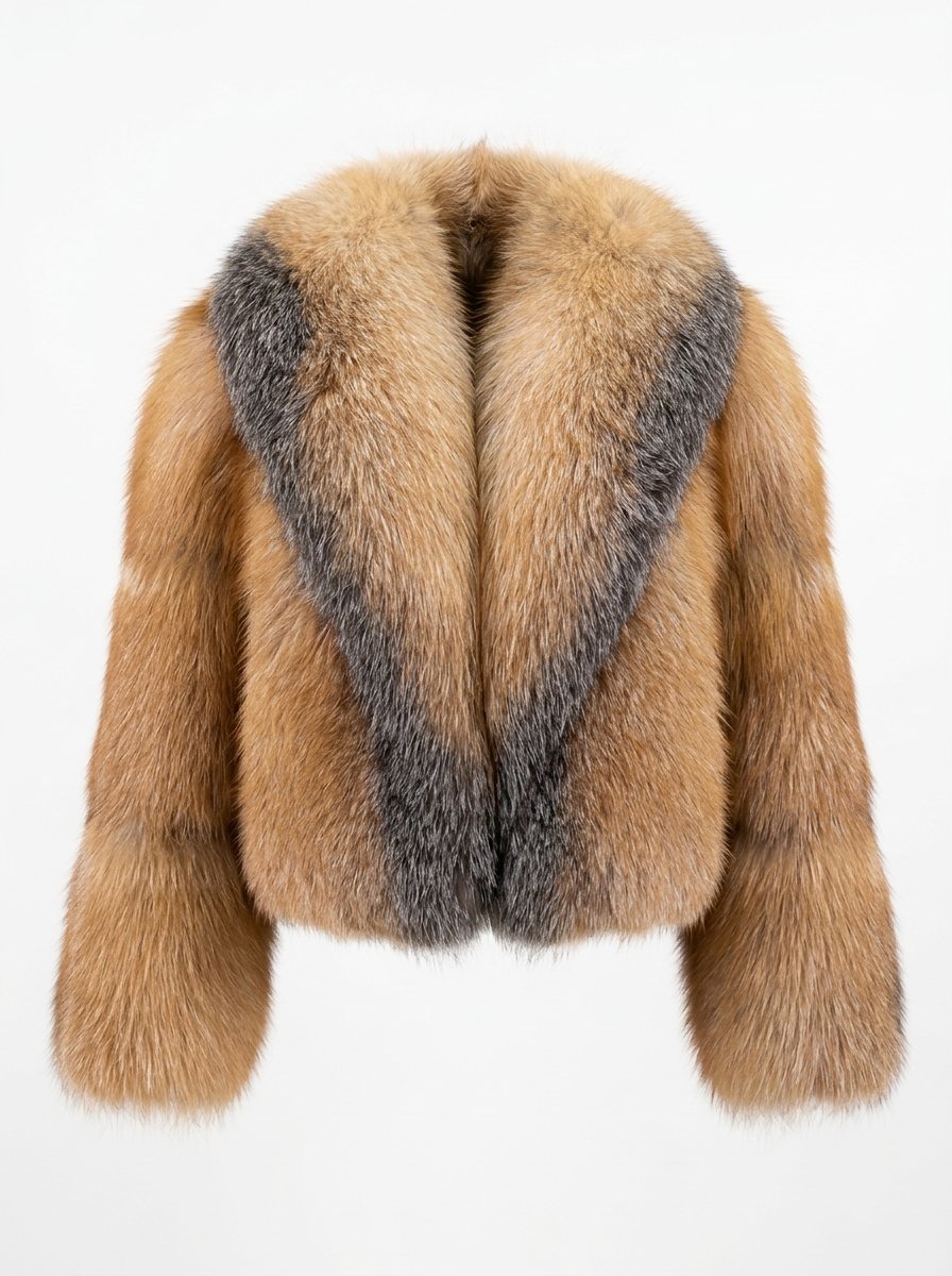 Gold Cross Fox Fur Jacket 3 Gold Cross Fox Fur Jacket