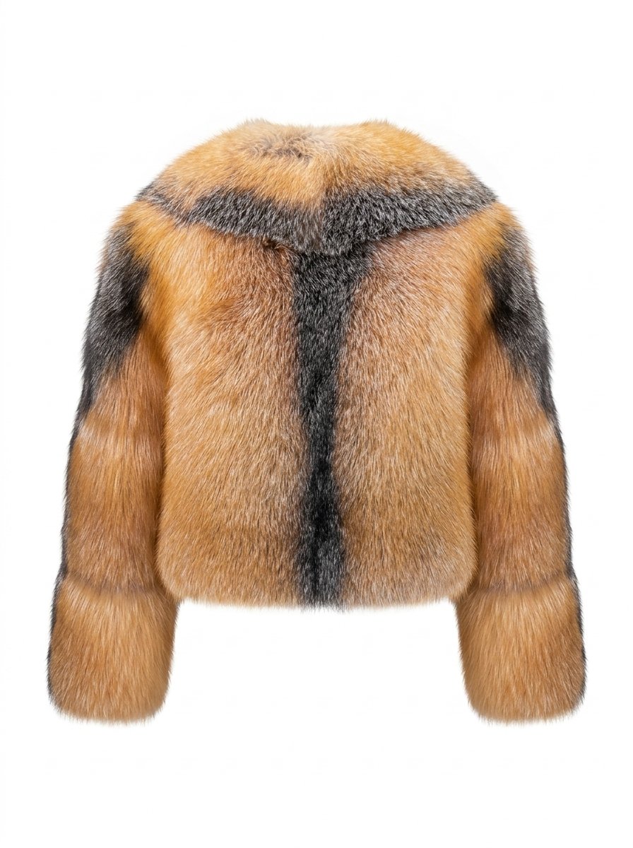 Gold Cross Fox Fur Jacket 5 Gold Cross Fox Fur Jacket