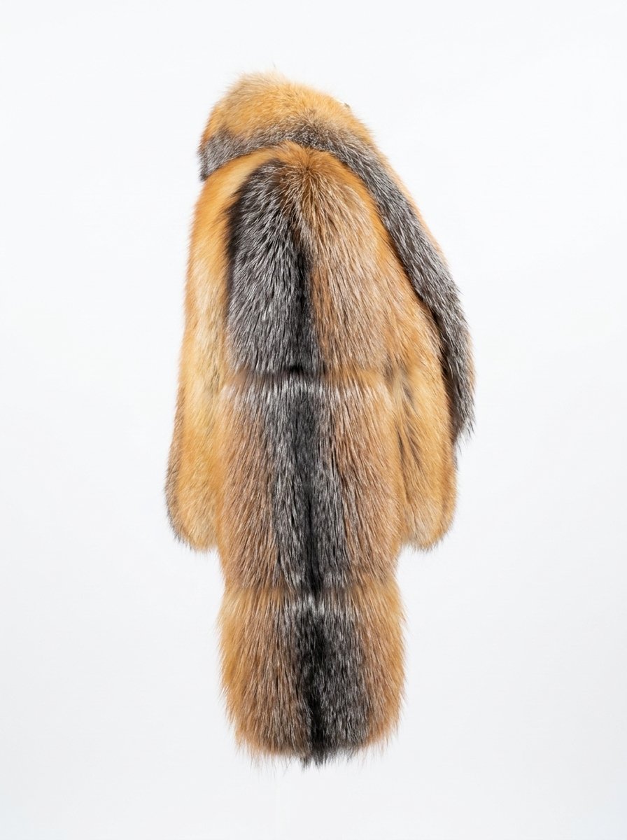 Gold Cross Fox Fur Jacket 4 Gold Cross Fox Fur Jacket