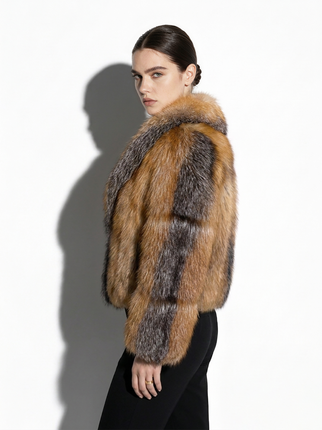 Gold Cross Fox Fur Jacket 2 Gold Cross Fox Fur Jacket