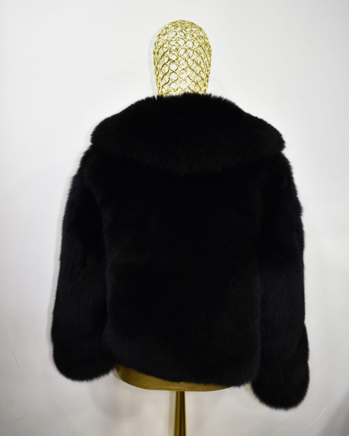 Black Fox Fur Coat: Women's Luxury Jacket