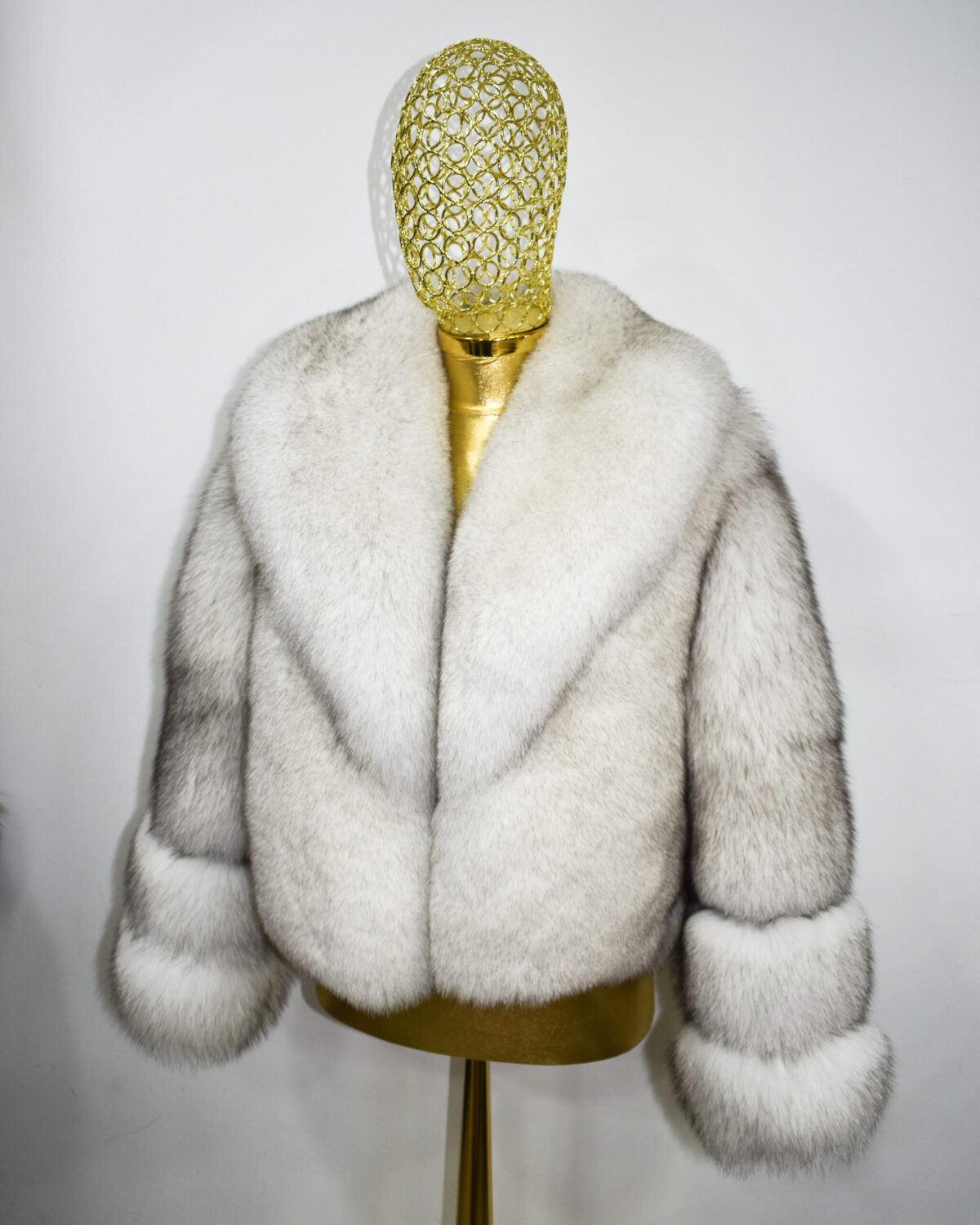 White Fox Fur Coat: Women's Luxury Jacket
