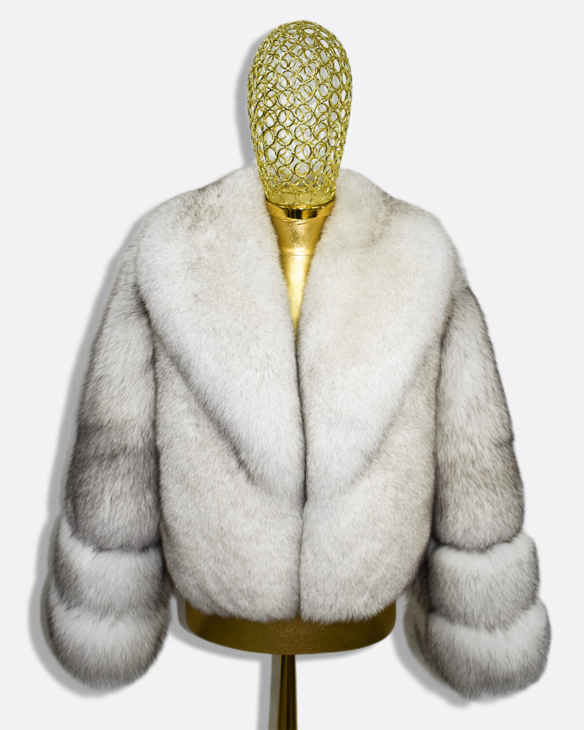 White Fox Fur Coat: Women's Luxury Jacket