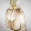 Amber Fox Fur Coat: Women's Luxury Handmade Jacket