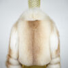 Amber Fox Fur Coat: Women's Luxury Handmade Jacket