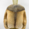 Golden Island Fox Fur Coat: Women's Luxury Handmade Jacket