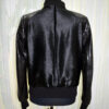Pony Hair Genuine Python Leather Black Bomber Jacket