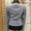 Real Python Skin Trim Genuine Suede Luxury White Biker Jacket