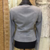Real Python Skin Trim Genuine Suede Luxury White Biker Jacket