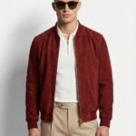 Metis Suede Bomber Jacket