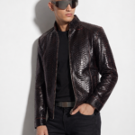 Red and Black Python Jacket