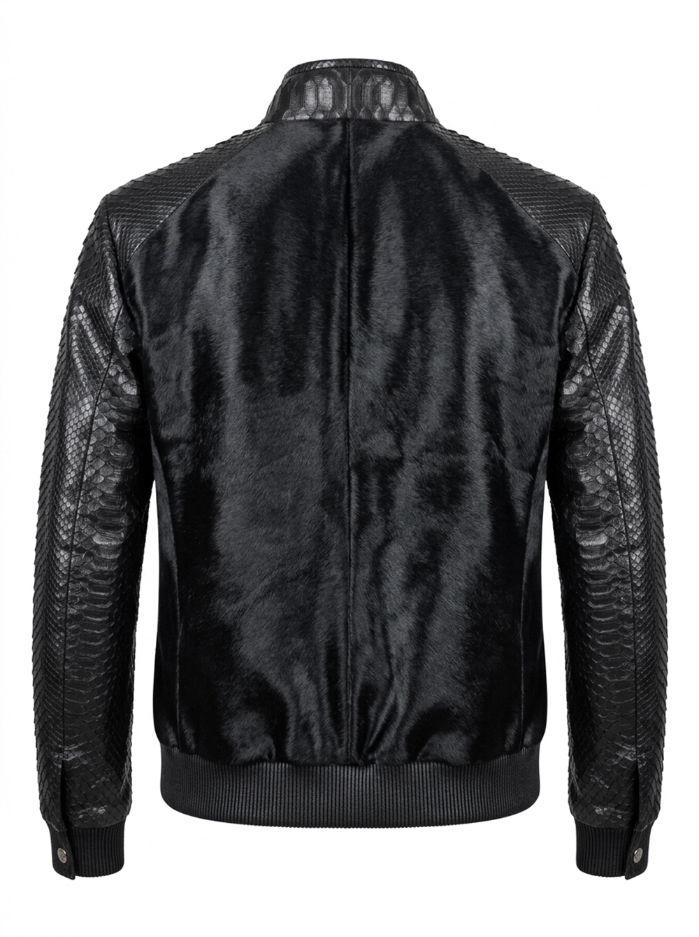 Pony Hair and Python Bomber Jacket 3 Pony Hair and Python Bomber Jacket