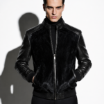 Pony Hair and Python Bomber Jacket