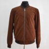 695e598759f447123fa4e679.jpg High-End Suede Genuine Leather Bomber Jacket | Burgundy Red & Brown Luxury Coat
