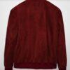 695e598859f447123fa4e6b8.jpg High-End Suede Genuine Leather Bomber Jacket | Burgundy Red & Brown Luxury Coat