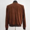 695e598959f447123fa4e6c2.jpg High-End Suede Genuine Leather Bomber Jacket | Burgundy Red & Brown Luxury Coat