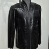 695e599c59f447123fa4eb2e.jpg Exotic Black Python Skin Jacket | Men's Luxury Leather Coat | Handmade Genuine Snake Skin Outerwear