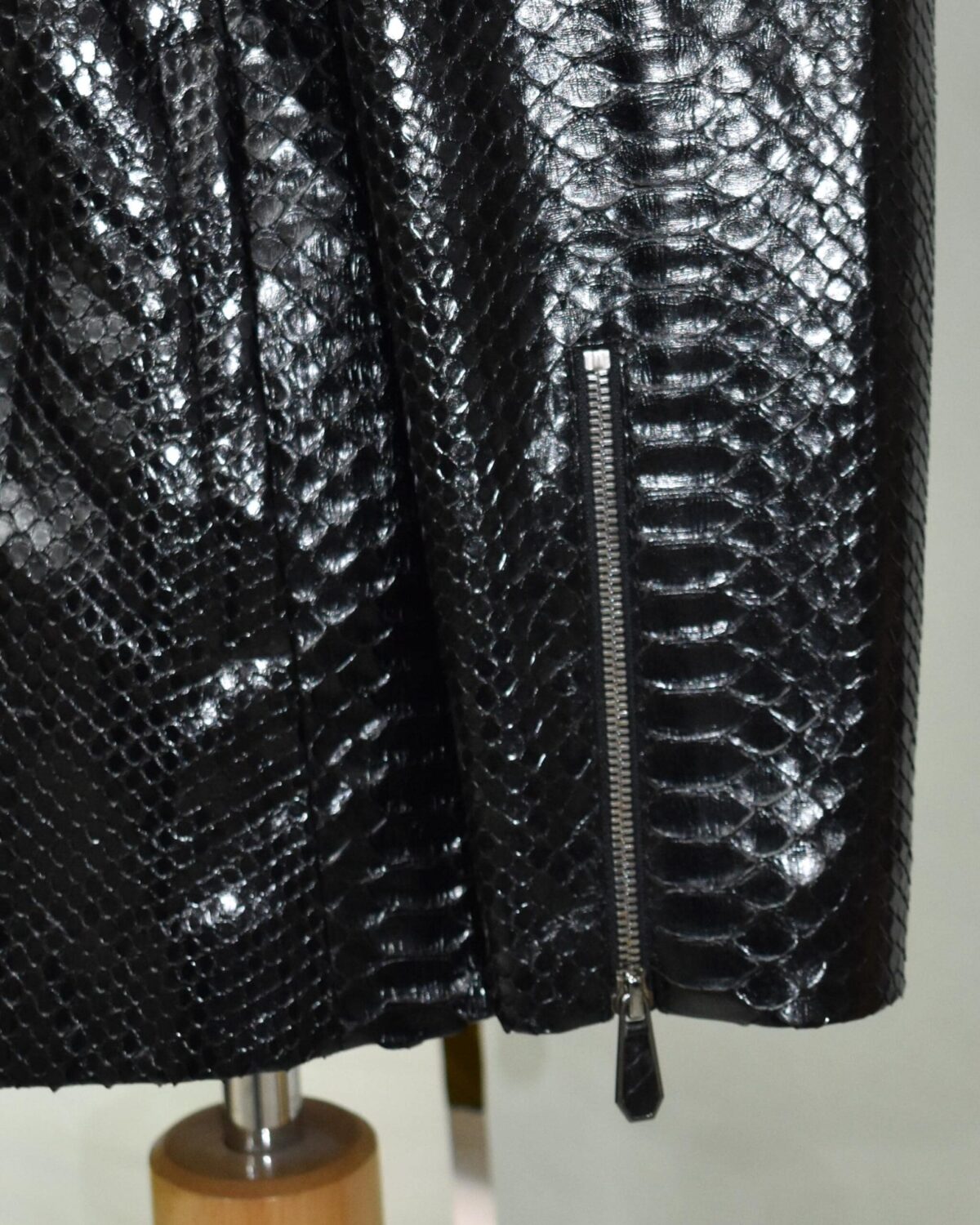 695e59a159f447123fa4ebdb.jpg Exotic Black Python Skin Jacket | Men's Luxury Leather Coat | Handmade Genuine Snake Skin Outerwear
