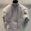 Genuine Python Leather Men's Exotic Snake Skin White Luxury Moto Jacket