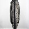 Handmade Python Leather Bomber Jacket: Men's Exotic Snake Skin