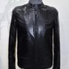 695e59cc59f447123fa4f9b2.jpg Genuine Python Leather Men's Exotic Snake Skin Black Luxury Moto Jacket