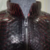 Red and Black Python Jacket
