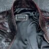 Genuine Python Leather Men's Exotic Snake Skin Red Black Luxury Handmade Jacket