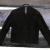 Genuine Python Leather Trim Suede Black Men's Bespoke Jacket