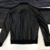 Men's Genuine Python Leather Made To Measure Handmade Black Bomber Jacket