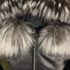 Genuine Python Leather Removable Real Fox Fur Hooded Handmade Jacket For Men