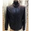 Genuine Python Leather Men's Exotic Snake Skin Black Luxury Jacket