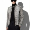 695e59f059f447123fa54838.jpg Luxury Men's Black Python Leather Genuine Snake Skin Exotic Moto Jacket