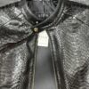 695e59f759f447123fa55c12.jpg Luxury Men's Black Python Leather Genuine Snake Skin Exotic Moto Jacket